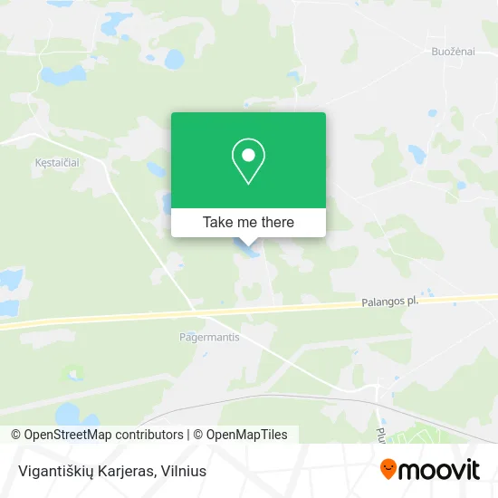 Vigantiškių Karjeras map