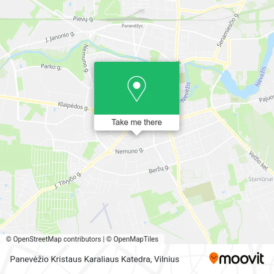 Карта Panevėžio Kristaus Karaliaus Katedra