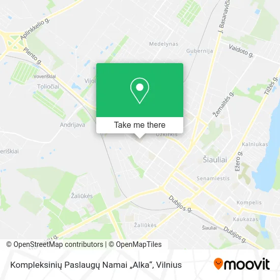 Kompleksinių Paslaugų Namai „Alka“ map