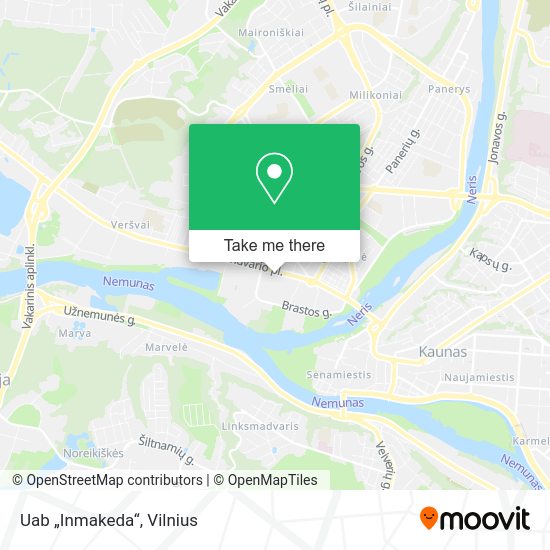 Карта Uab „Inmakeda“