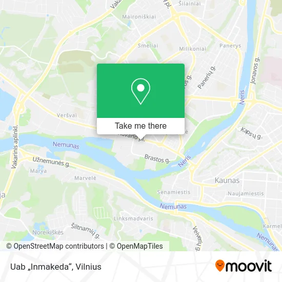Карта Uab „Inmakeda“