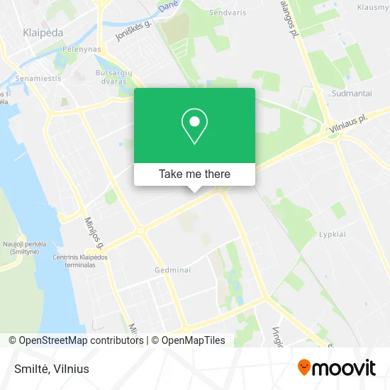 Карта Smiltė