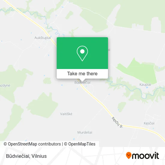 Карта Būdviečiai