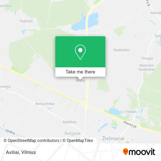 Карта Aviliai