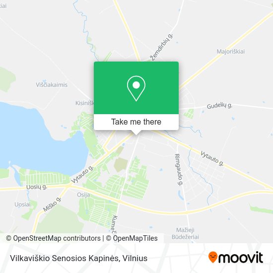 Карта Vilkaviškio Senosios Kapinės