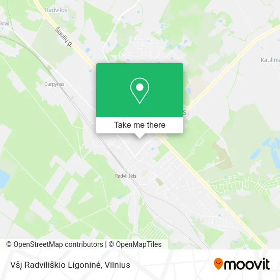 Карта Všį Radviliškio Ligoninė