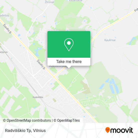 Карта Radviliškio Tp