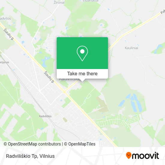 Карта Radviliškio Tp