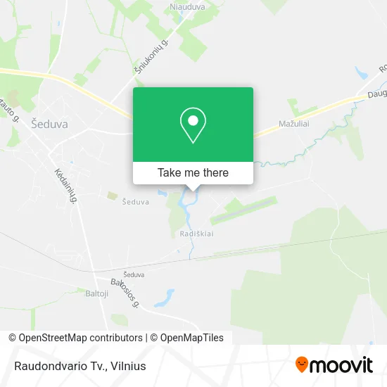 Raudondvario Tv. map