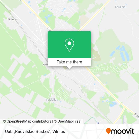 Карта Uab „Radvilškio Būstas“