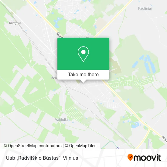 Карта Uab „Radvilškio Būstas“