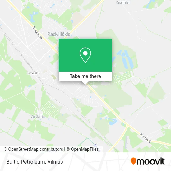 Карта Baltic Petroleum