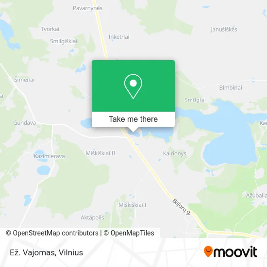 Карта Ež. Vajomas