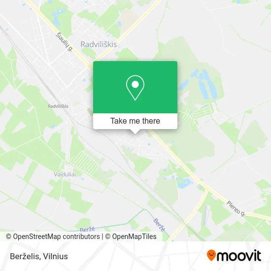 Карта Berželis