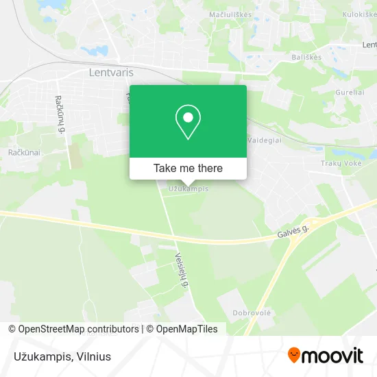 Карта Užukampis