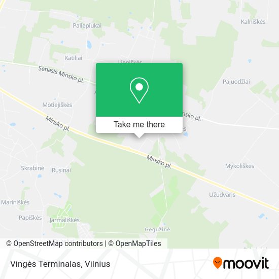 Карта Vingės Terminalas