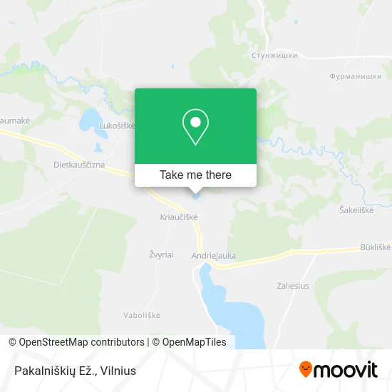 Карта Pakalniškių Ež.