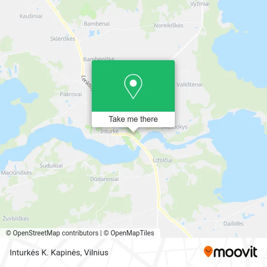 Карта Inturkės K. Kapinės
