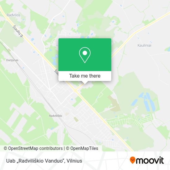 Карта Uab „Radviliškio Vanduo“