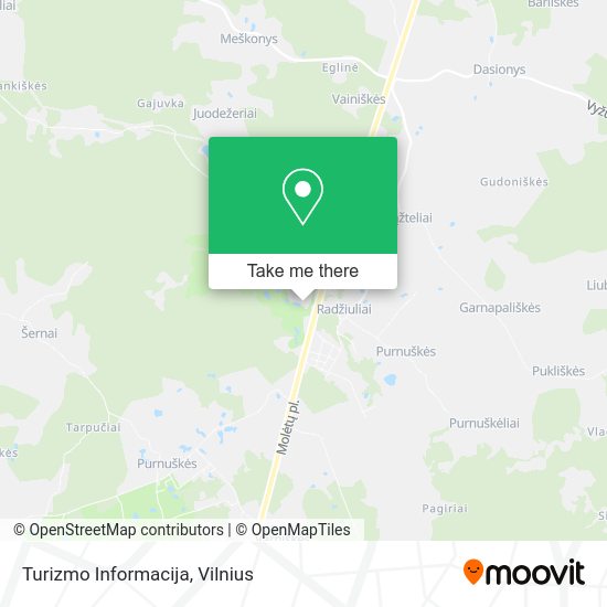 Карта Turizmo Informacija