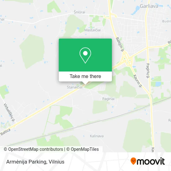 Карта Armėnija Parking