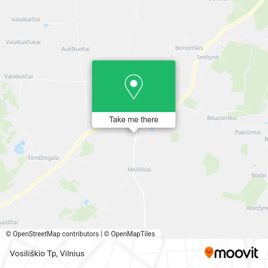 Карта Vosiliškio Tp