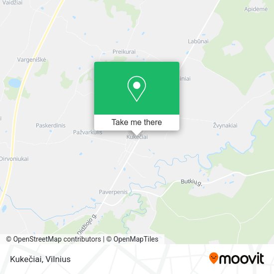 Карта Kukečiai