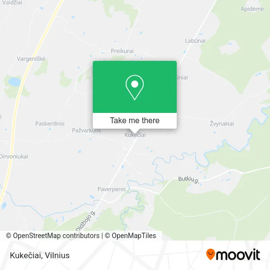Карта Kukečiai