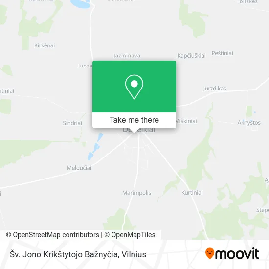 Šv. Jono Krikštytojo Bažnyčia map