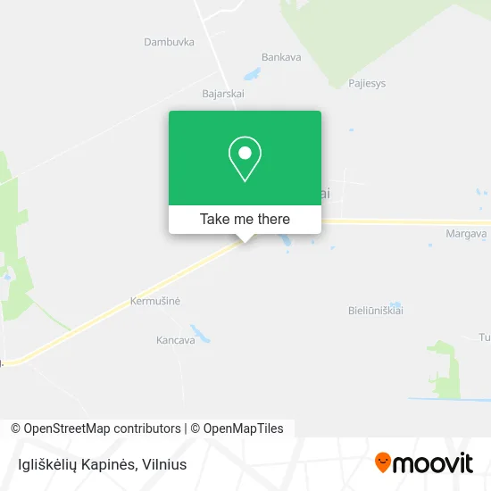 Карта Igliškėlių Kapinės