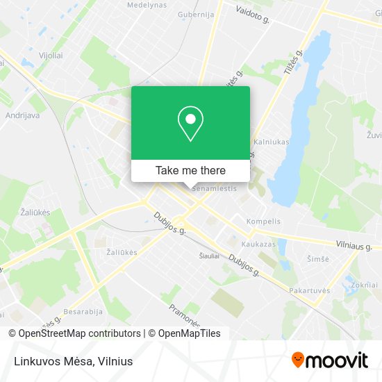 Карта Linkuvos Mėsa
