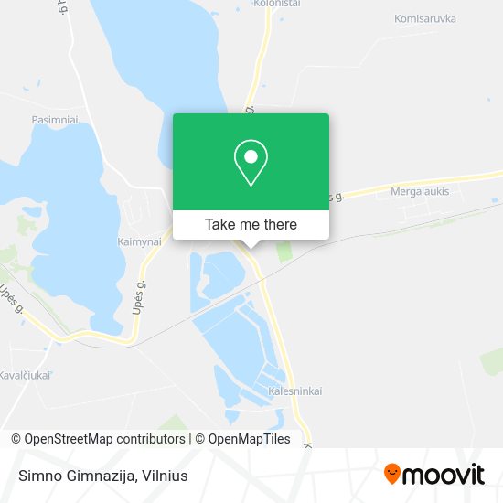 Карта Simno Gimnazija