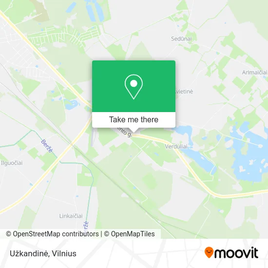 Карта Užkandinė