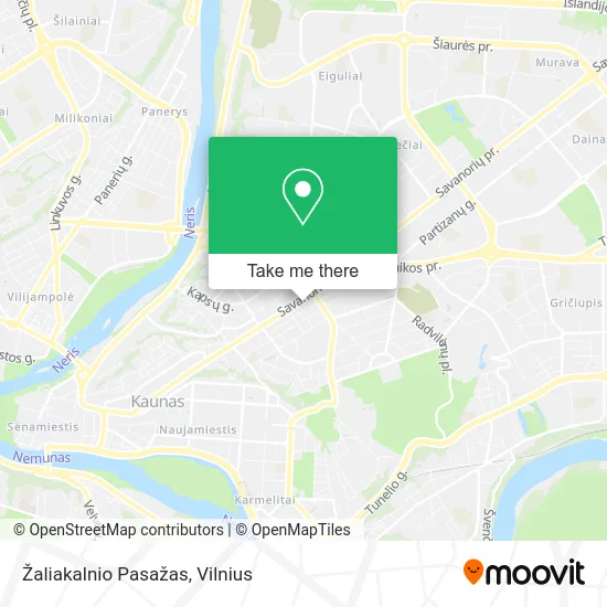 Карта Žaliakalnio Pasažas