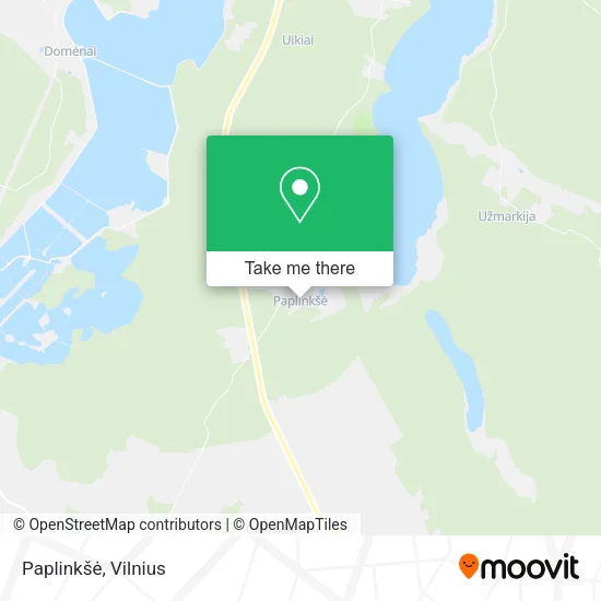 Paplinkšė map
