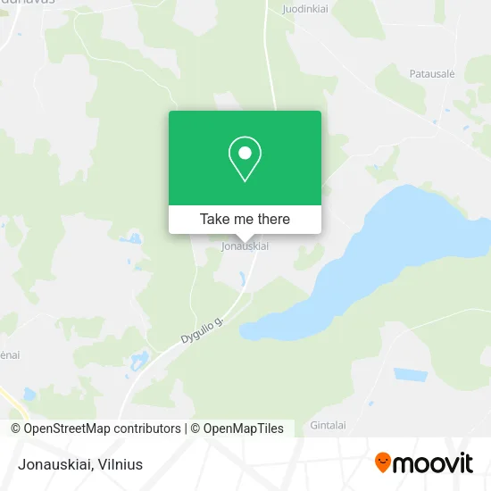 Карта Jonauskiai