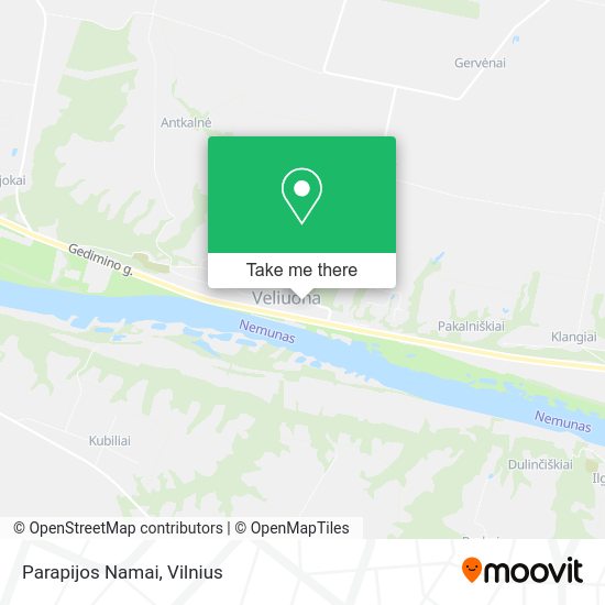 Карта Parapijos Namai