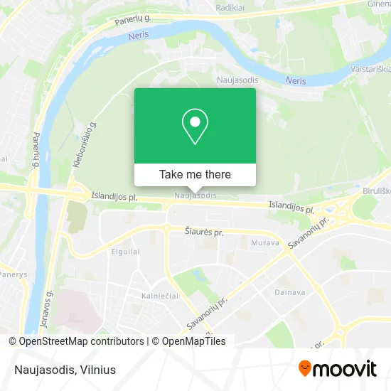 Карта Naujasodis