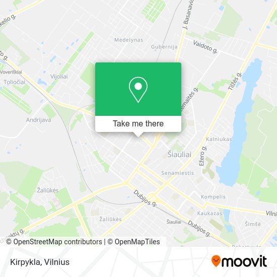 Карта Kirpykla