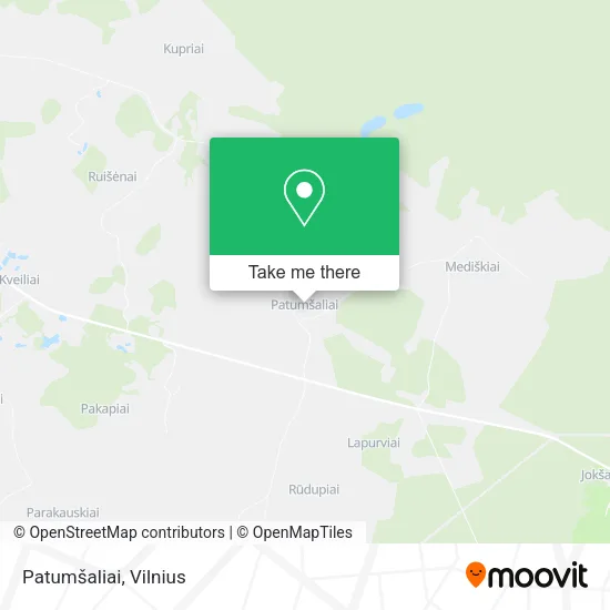Карта Patumšaliai