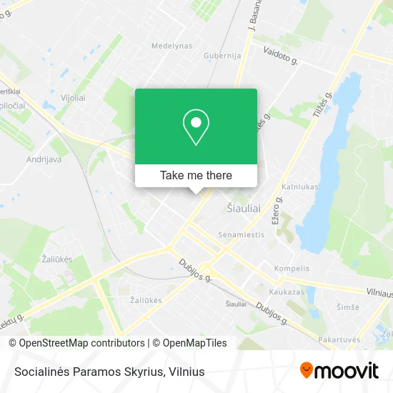 Карта Socialinės Paramos Skyrius