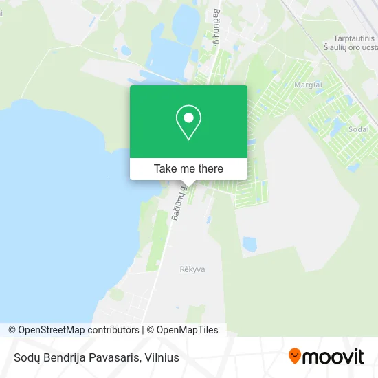 Карта Sodų Bendrija Pavasaris