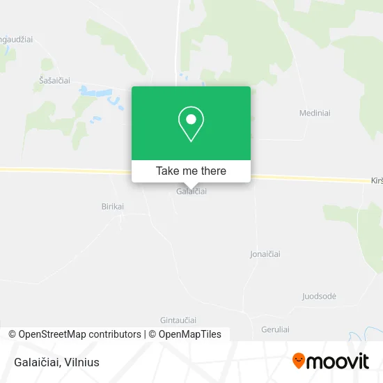 Карта Galaičiai