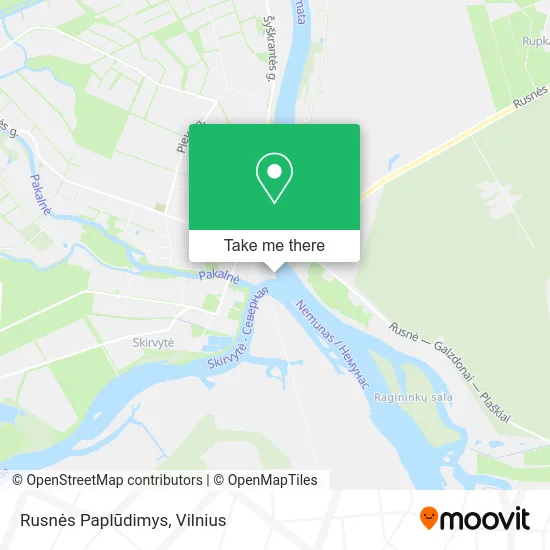 Карта Rusnės Paplūdimys