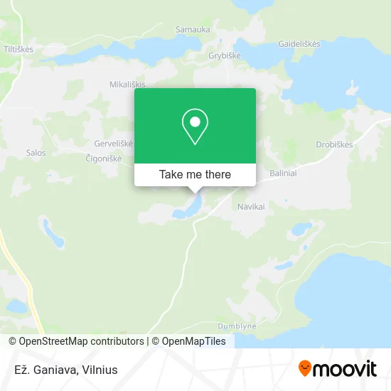 Карта Ež. Ganiava