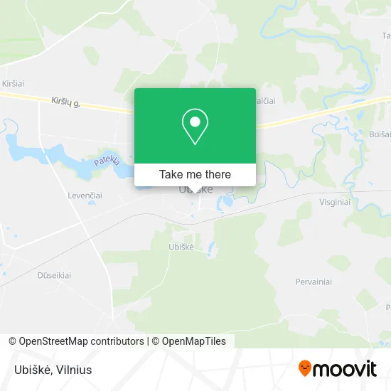 Карта Ubiškė