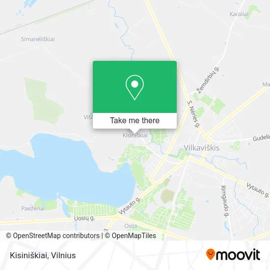 Карта Kisiniškiai