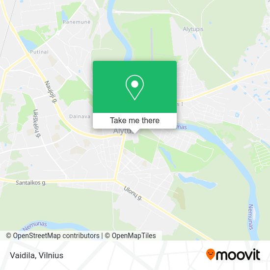 Карта Vaidila