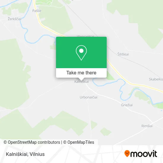 Карта Kalniškiai