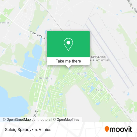 Карта Sulčių Spaudykla